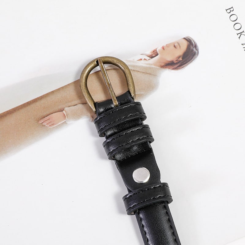 Simple All-match Small Belt Women's Jeans Belt Trousers with Ins Style Korean Style Fine Vintage Decorative dress Suit